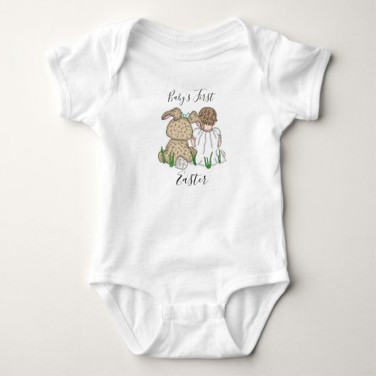Erstes Ostern des Babys Baby Strampler (Vorderseite)