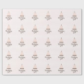 Erstes Packpapier des Geburtstags-{Mädchen} (Flach)
