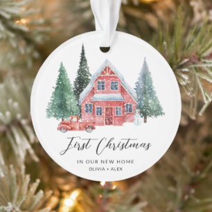 Erstes persönliches Weihnachtsbaumanhänger-Geschen Ornament