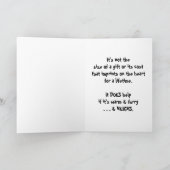 Erstes Pferd - Cowboy-Eltern Feiertagskarte (Innenseite)