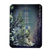 Erstes Reservoir im Rockland Landkreis Postkarte Magnet (Vertikal)