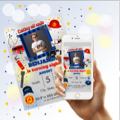 Erstes Responder Foto Einladung zum Geburtstag