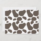 Erstes Rodeo Cowboy Western Foto 1. Geburtstag Einladung (Rückseite)