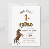 Erstes Rodeo Einladung (Vorderseite)