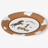 Erstes Rodeo Pappteller (Schrägansicht)