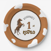 Erstes Rodeo Pappteller (Vorderseite)