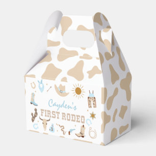 Erstes Rodeo Pastell Erster Geburtstag Geschenkschachtel