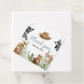 Erstes Rodeo Rustikaler Wilder Westen Geschenkanhänger (Beispiel)