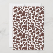 Erstes Rodeo Western 1. Geburtstag Foto Dankeskarte (Rückseite)