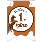 Erstes Rodeo Wimpelkette (Erste Fahne)