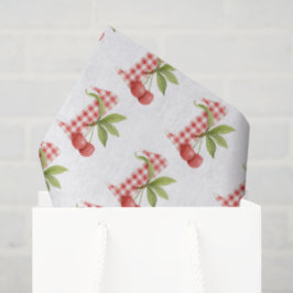Erstes rotes Gingham-Geburtstagsfest für Babys Seidenpapier