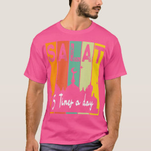 Erstes Salat 5 Mal täglich Muslim Gebetsdesign Ram T-Shirt