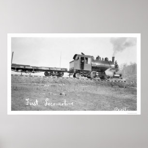Erstes sich fortbewegendes Alaska 1912 Poster