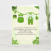 Erstes St. Patricks Day für Zwillinge Karte (Vorderseite)