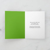 Erstes St. Patricks Day für Zwillinge Karte (Innenseite)