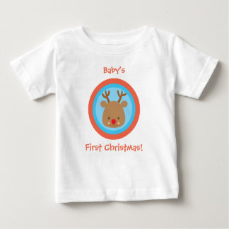 Erstes T-Shirt Weihnachtsweihnachten Rudolf