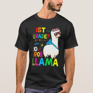 Erstes Team 1. Klasse Lehrer Regenbogen No Prob Ll T-Shirt