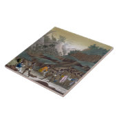 Erstes Treffen der französischen Forscher mit dem Fliese (Seite)