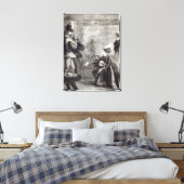 Erstes Treffen von Edward IV. und Lady Elizabeth Leinwanddruck (Insitu (Schlafzimmer))