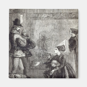 Erstes Treffen von Edward IV und von Dame Magnet