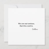 Erstes Valentins Minimales rotes Herz Karte (Rückseite)