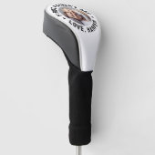 Erstes Vatertagsfoto Golf Headcover (angewinkelt)
