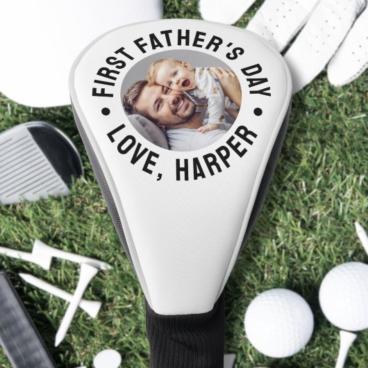 Erstes Vatertagsfoto Golf Headcover