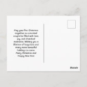 Erstes Verheiratetes Foto Postkarte (Rückseite)