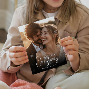 Erstes Verheiratetes Foto Postkarte