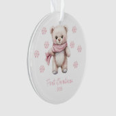 Erstes Weihnachten 2025 Ornament (Vorderseite)
