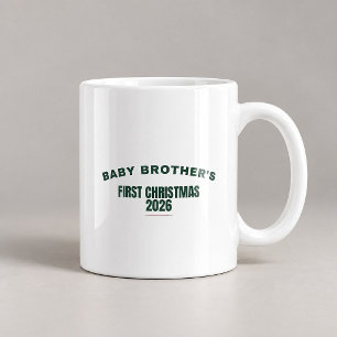 Erstes Weihnachten 2026 vom kleinen Bruder - Lusti Kaffeetasse