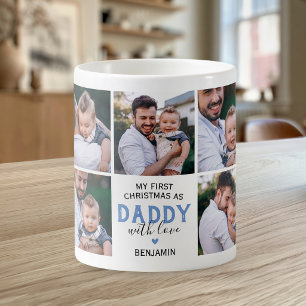 Erstes Weihnachten als Daddy 9 Foto-Mug Kaffeetasse