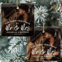 Erstes Weihnachten als Herr und Frau Foto