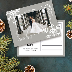 Erstes Weihnachten als Herr und Frau Light Gray Sn