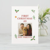 Erstes Weihnachten als Hundeeltern (Stehend Vorderseite)