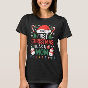 Erstes Weihnachten als Mama 2025 Familie passend H T-Shirt
