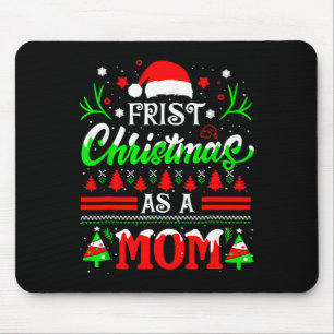 Erstes Weihnachten als Mama Lustiges Neues Mama We Mousepad