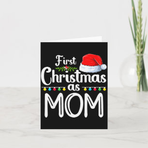 Erstes Weihnachten als Mama Neue Mama 1. Weihnacht Karte