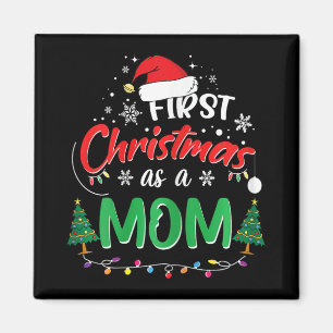 Erstes Weihnachten als Mama Neue Mama 1. Weihnacht Magnet