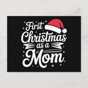 Erstes Weihnachten als Mama Santa Hut Schneeflocke