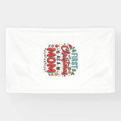 Erstes Weihnachten als Mutter Feiertagsdesign Banner (Horizontal)
