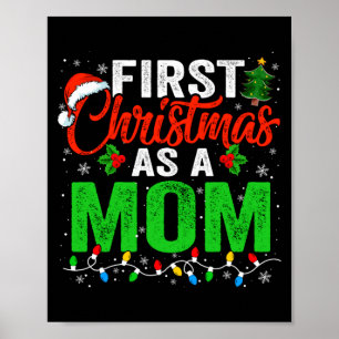 Erstes Weihnachten als Mutter Xmas-Lichter Neuer V Poster