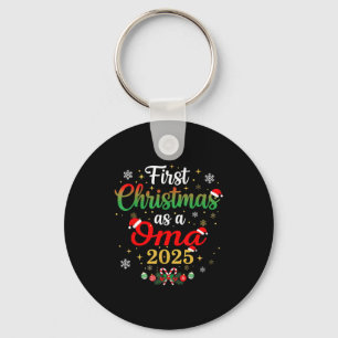 Erstes Weihnachten als Oma 2025 Neue Mami Xmas Schlüsselanhänger