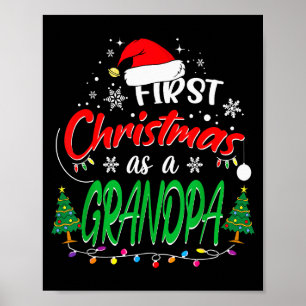 Erstes Weihnachten als Opa Neuer Großvater 1. C Poster