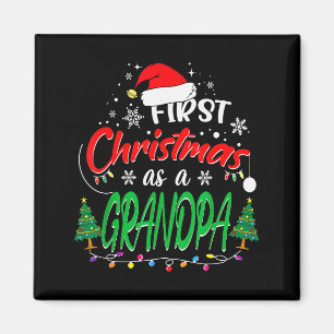 Erstes Weihnachten als Opa Neuer Großvater 1. W Magnet