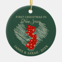 Erstes Weihnachten als Paar in New Jersey, USA