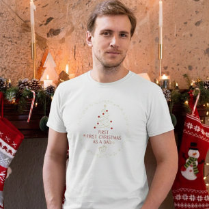 Erstes Weihnachten als Papa Familien-Matching-Shir T-Shirt
