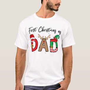 Erstes Weihnachten als Papa - Familien-Matching-We T-Shirt