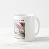Erstes Weihnachten als Papa-Mug Kaffeetasse (VorderseiteRechts)