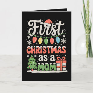 Erstes Weihnachten als Papa Neue Mami 1. Weihnacht Karte